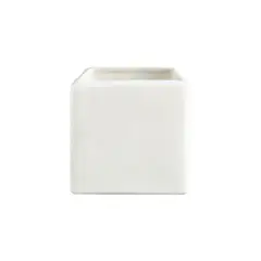 VIVO BOREAL - Matera Cerámica Cuadrada 8x8x8cm Blanco