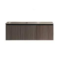 ATTMOSFERAS - Mueble Bursa Con Lavamanos Gris Mate 100x46x40cm