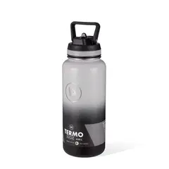 URUYEN - Termo Blanco-Negro 946 ml Tapa Pitillo
