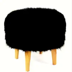 JUST HOME COLLECTION - Puff Fijo Dante Negro