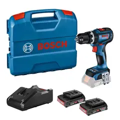 BOSCH - Taladro Percutor 1/2 Pulgada 18V 90 Nm Brushless Gsb 18v-90 C en Kit