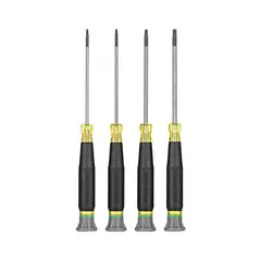 KLEIN TOOLS - Juego 4 piezas Destornilladores Torx sin Aislamiento