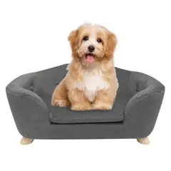 MUEBLES DE LUJO - Sofá Small 1 Cuerpo Gristela Anti Rasguños 70X26X45