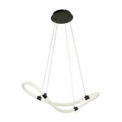 DESIGNERS LIGHTING - Lámpara LED de Techo Negra con Diseño Contemporáneo y Luz Cálida