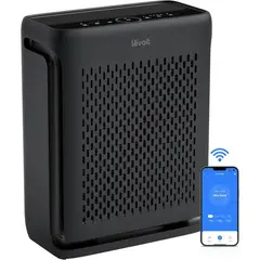 LEVOIT - Purificadores de Aire para el Hogar con Sensor Negro