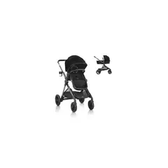 EVENFLO - Coche Modular Expandible con Plegado Compacto y Almacenamiento XL Color Negro Marca