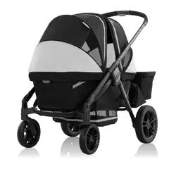 EVENFLO - Coche Todoterreno Pivot Xplore con Inserto de Moisés y Toldo UPF 50+ Color Negro Marca