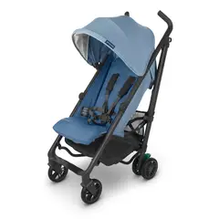 UPPABABY - Coche de Viaje Ligero con Diseño Plegable en un Paso y Reclinable Color Azul Marca