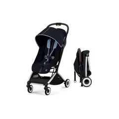 CYBEX - Coche de Viaje Ultraligero con Plegado Compacto y Correa de Transporte Color Azul Océano Marca