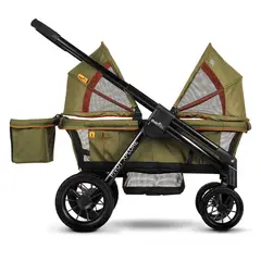 EVENFLO - Coche Todo Terreno con Mango Telescópico y Protección Solar Color Verde Ranger Marca