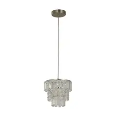 IKELITE - Lámpara Colgante Niquel Satin 1 Luz E27 40w