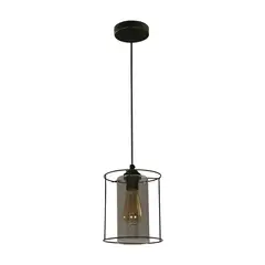 IKELITE - Lámpara Colgante Negro 1 Luz E27 40w 56 23115-2