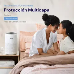 LEVOIT - Purificadores de Aire para Dormitorio y Casa Blanco