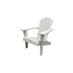 SEASONAL TRENDS - Silla Adirondack Resina Madera Blanca