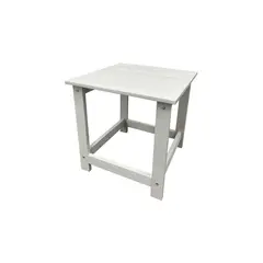 SEASONAL TRENDS - Mesa Auxiliar de Madera Blanca Resin