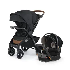 CHICCO - Coche de Viaje Bravo Primo Trio con Cochecito de Plegado Rápido y Asiento de Automóvil