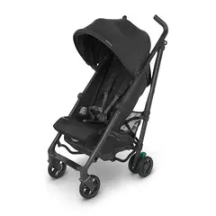 UPPABABY - Coche de Viaje Ultra Compacto y Ligero con Toldo Solar UPF 50+ Color Negro Marca