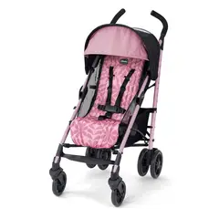 CHICCO - Coche Plegable Compacto con Toldo y Marco de Aluminio Ligero Color Rosado