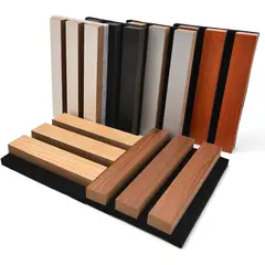 ART3D - Paneles Acústicos de Listones de Madera Decorativo