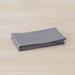 JUST HOME COLLECTION - Set de 2 Fundas Almohada 50x70 cm 180 Hilos Gris Doblad/10