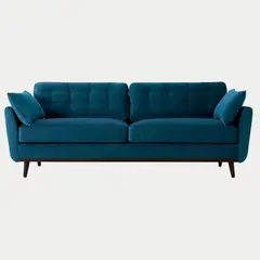 MUEBLES DE LUJO - Sofá Espina 3 Puestos Tela Antifluidos 213x87x79 Verde