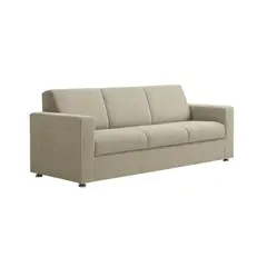 undefined - Sofá Calixto 3 Puestos Tela Antifluidos 200x80x75 Beige