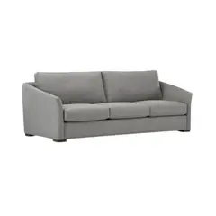 MUEBLES DE LUJO - Sofá Calantha 3 Puestos Tela Antifluidos 198x80x85 Gris