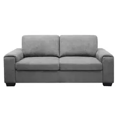 MUEBLES DE LUJO - Sofá Berlín 2 Puestos Tela Pet Friendly Antifluidos 182x88x80 Gris