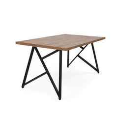 HOGAR VENECIA - Mesa de Comedor 4 puestos Malaga 73x144x90 Macula