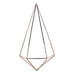 MARRES - Aplique Diamante Hierro 16.5 X 28 Cm Cobre Wire