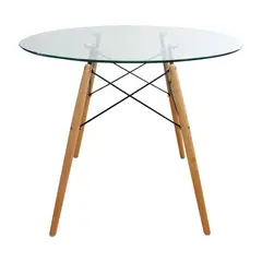 OR DESIGN - Mesa Dkr Tipo Eames de Vidrio