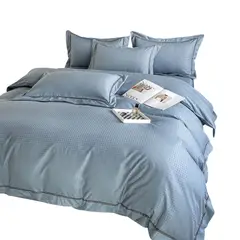 MY HOME STORE - Duvet Unicolor Con Detalles En Relieve Aqua Doble