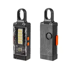 GENERAL - Linterna Recargable Multiusos 4 en 1 D61 Power Bank Encendedor Alarma