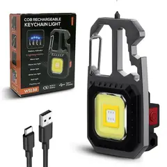 GENERAL - Linterna Recargable Tipo Llavero Multiusos 8 en 1 W5138