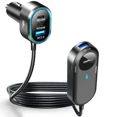 DAIRU - Cargador Rápido Usb X6 Para Carro 100W 12A Celular
