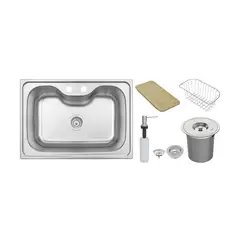 TRAMONTINA - Cubeta Morgana Undermount de Acero Inoxidable Con Accesorios
