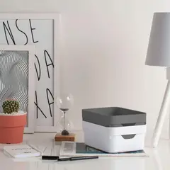 MADECENTRO - Caja Organizadora Mini sin Tapa Plomo