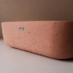 GENERICO - Lavamanos Abedul Palo De Rosa 36.5x36.5x13.5cm