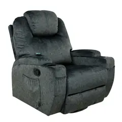 undefined - Silla Eléctrica Recliner Rocker Gris