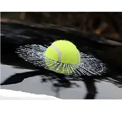 GENERICO - Sticker Adhesivo Ventana Pelota de Tenis 3d