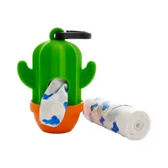 AM MASCOTAS - Dispensador Para Perro De Bolsas Cactus