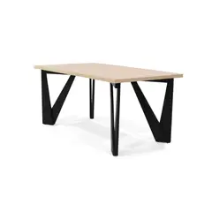 HOGAR VENECIA - Mesa Comedor 6 Puestos Brixton 74x160x90 Duna