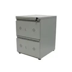 undefined - Archivador de 2 Gavetas Gris Agatha
