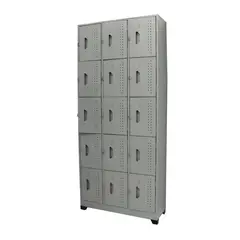 undefined - Locker 15 Puestos Gris Agatha Peso Máximo Soportado 80 kg