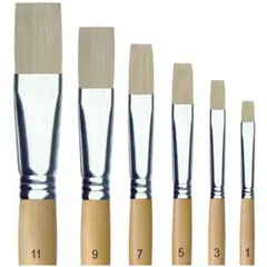 GIOTO - Pinceles Planos x 6 Unidades