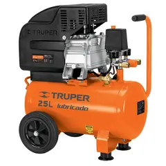 TRUPER - Compresor de Aire Horizontal Tanque de 3 HP Capacidad 25 L
