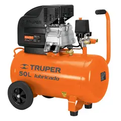 TRUPER - Compresor de Aire 3-1/2 HP de 50 L con Bobina de Cobre