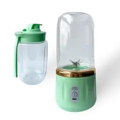 GENERICO - Licuadora Portatil + Vaso 400 Ml Color Verde