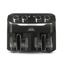 HOME ELEMENTS - Freidora Aire 8 Lts Doble Canastilla