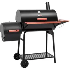 ROYAL GOURMET - Asador A Carbón 1/2 Tambor Con Bandeja Con Tapa 71X136Cm